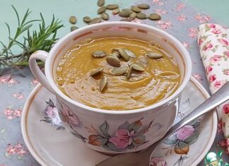 Морковно-тыквенный смузи с апельсином и имбирем