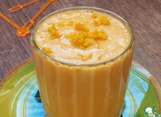 Морковный смузи с манго