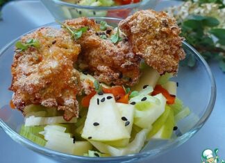 Наггетсы из индейки с овощами