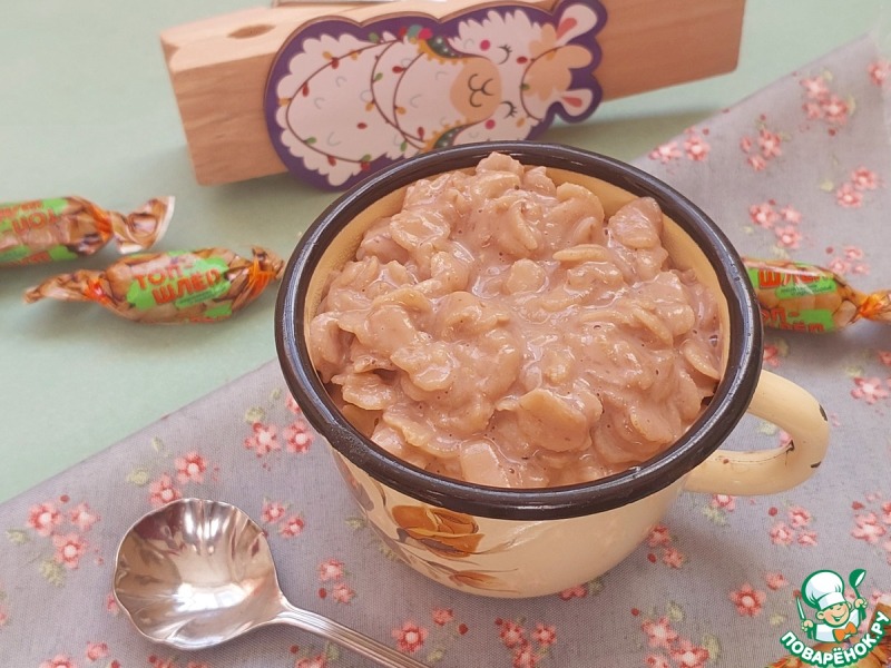 Ореховая каша из ячменных хлопьев "Топ-шлёп"