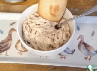 Паста в хлебном соусе с грецкими грехам