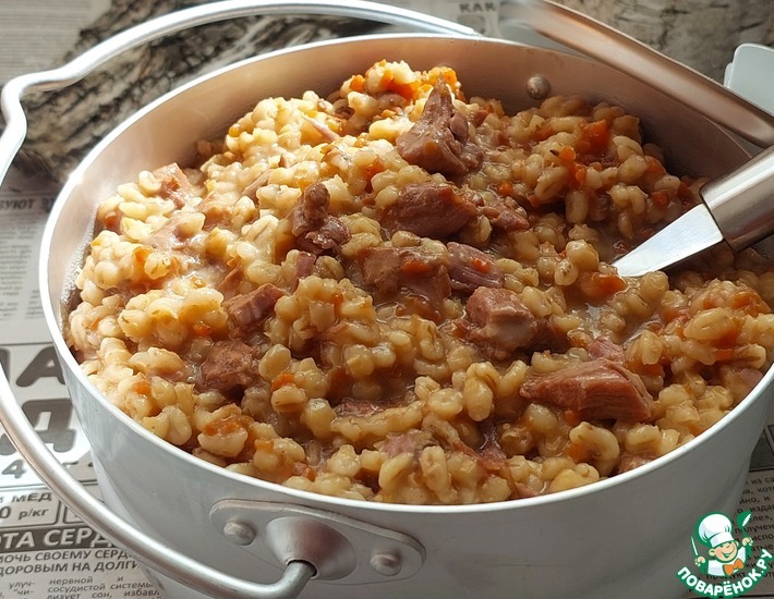 Перловая каша с индейкой "Полевая кухня"