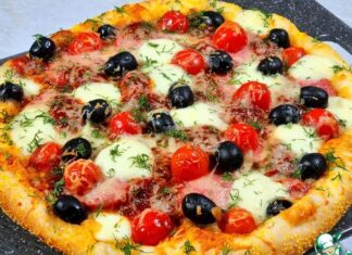 Пицца на дрожжевом тесте