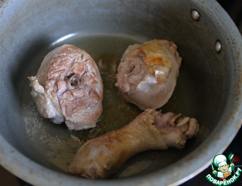 Рагу из индейки с овощами "А-ля Афритада"