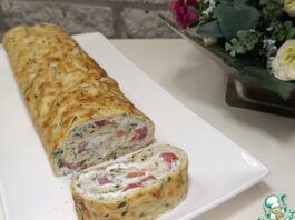 Рулет из кабачков