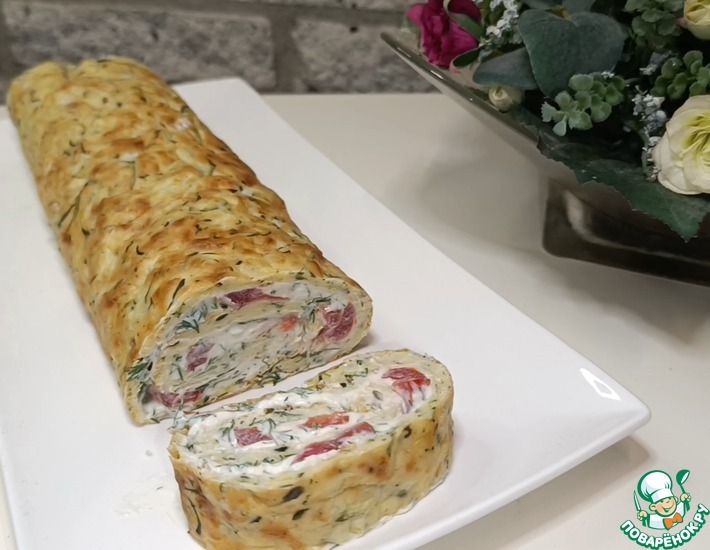 Рулет из кабачков