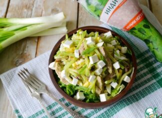 Салат с индейкой «Хоритаки»