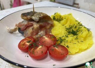Скумбрия с беконом