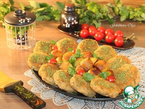 Сочные, нежные котлеты с добавлением картофеля