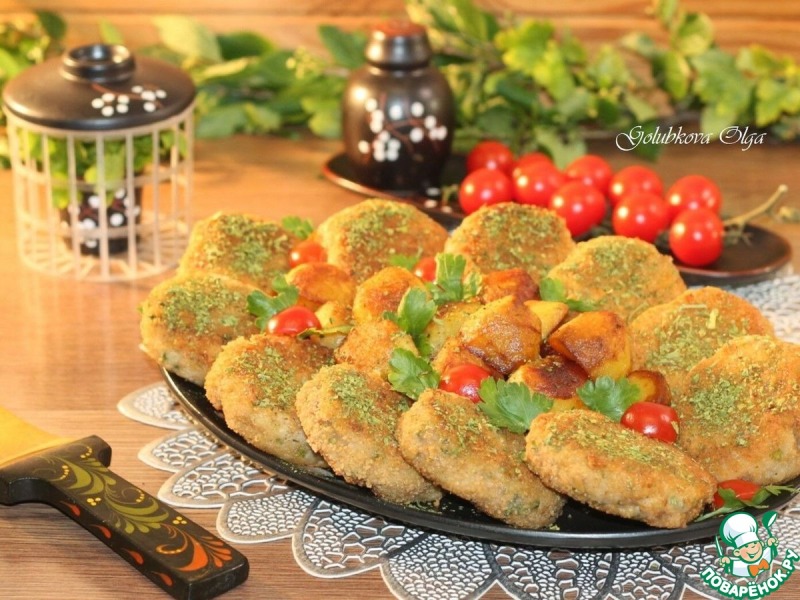 Сочные, нежные котлеты с добавлением картофеля