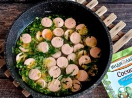 Суп с сосисками «Походный»