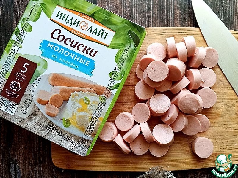 Суп с сосисками "Походный"