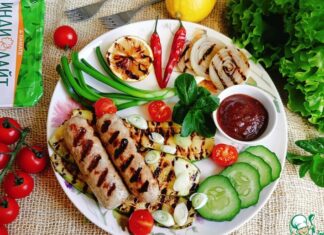 Вишнёвый соус к купатам гриль