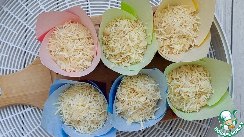 Закусочные маффины с фаршем и кукурузой