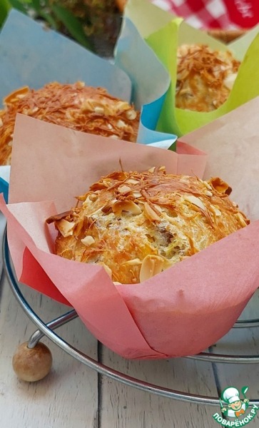 Закусочные маффины с фаршем и кукурузой