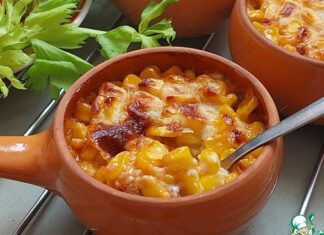 Запеченная кукуруза с фаршем индейки «Мексика»