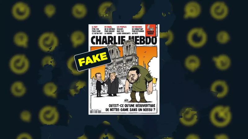 Журнал Charlie Hebdo обратился в суд из-за фейковых обложек, высмеивающих Украину