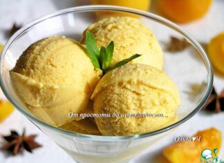Абрикосовое мороженое с бадьяном