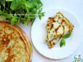 Блинчики с мятой