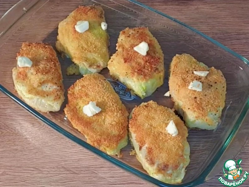 Голубцы с индейкой, запеченные в духовке