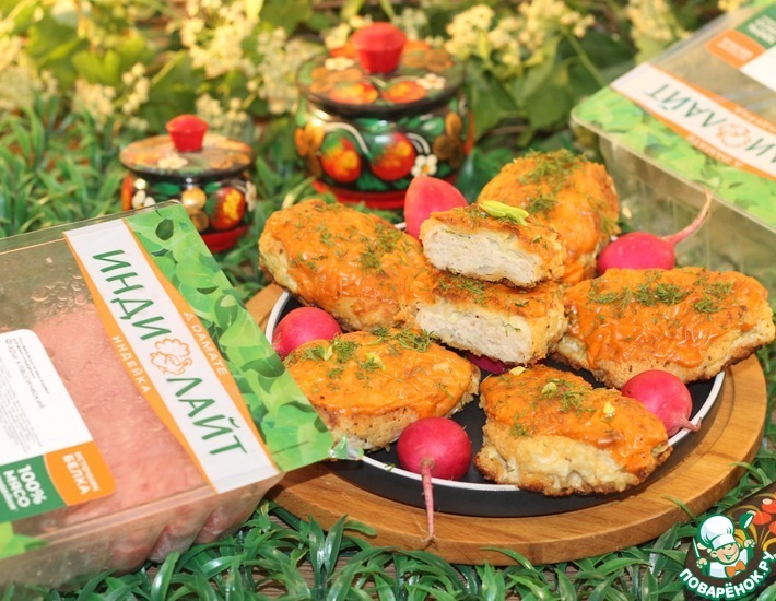 Голубцы с индейкой, запеченные в духовке