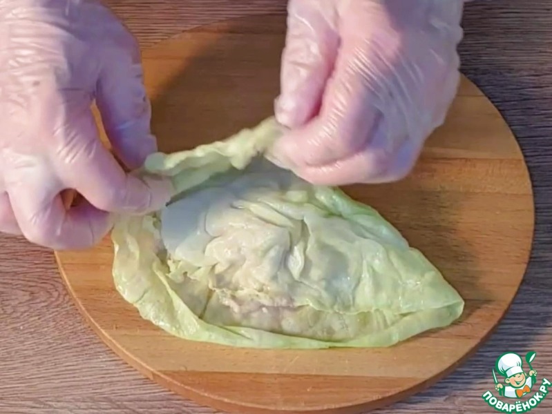 Голубцы с индейкой, запеченные в духовке