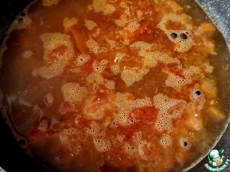 Гречневый суп с тушёнкой "Походный"