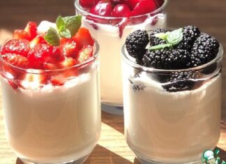 Холодный десерт «Не лимонный поссет»