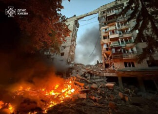 Игнат: В многоэтажку в Киеве попала крылатая ракета Х-101