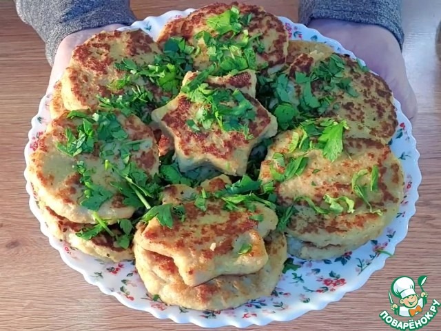 Индидраники — нежные драники с фаршем индейки