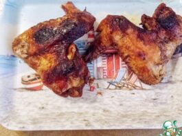 Карибская курица в соусе из тамаринда