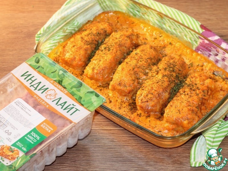 Классические зразы из фарша индейки