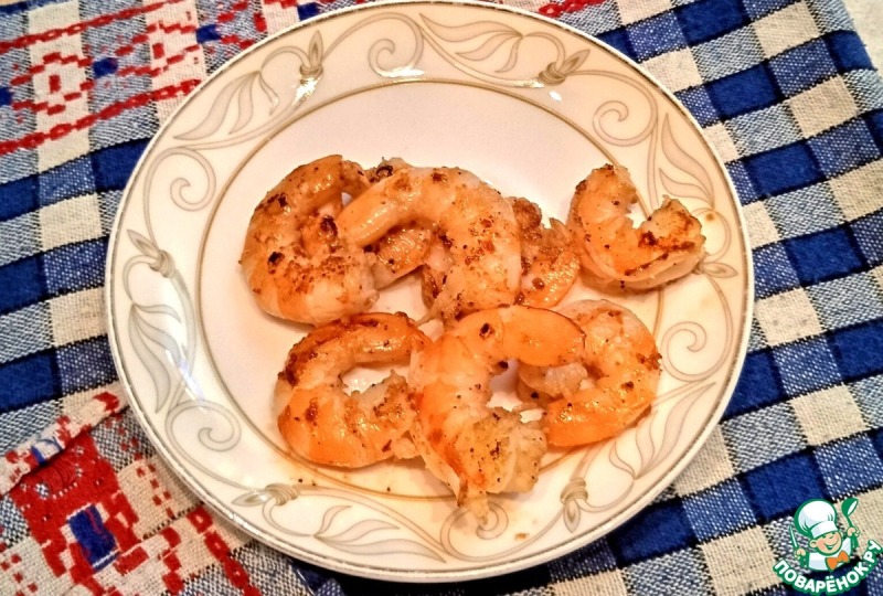 Креветки с перечным соусом