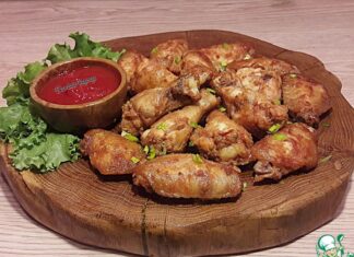 Крылышки, маринованные в остром кетчупе