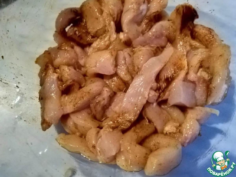 Курица с кабачком
