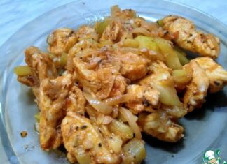 Курица с кабачком