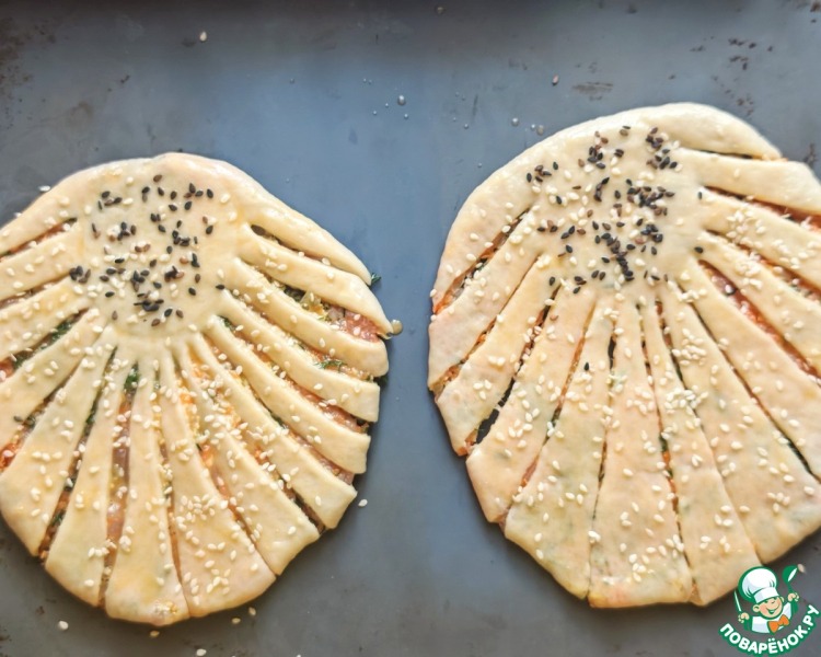 Лепешки с индейкой и сыром