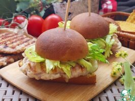 Манговый «Верзила» с котлетой из индейки