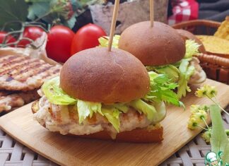 Манговый «Верзила» с котлетой из индейки