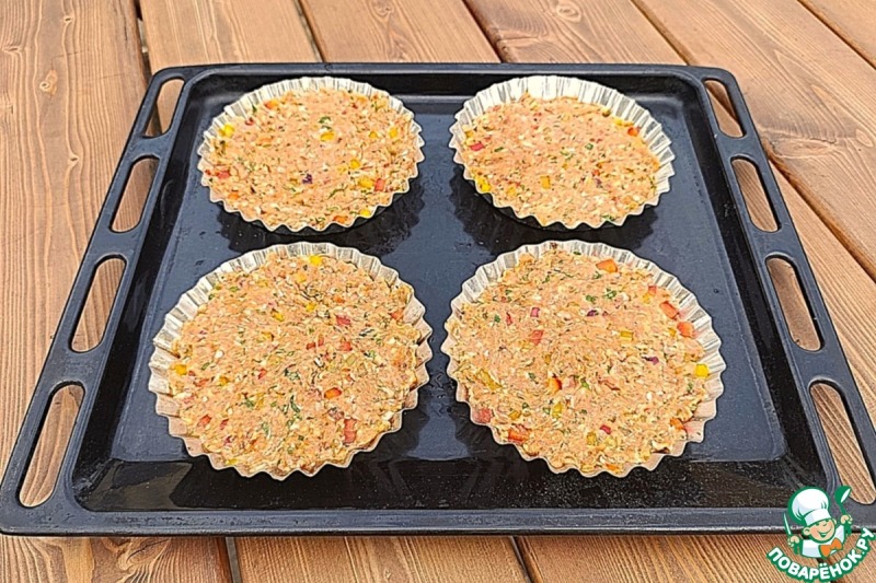 Мясной торт с начинкой для пикника