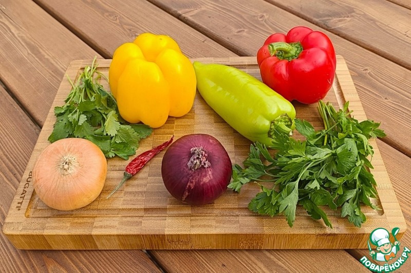 Мясной торт с начинкой для пикника