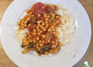 Нут и пак-чой в тамаринде