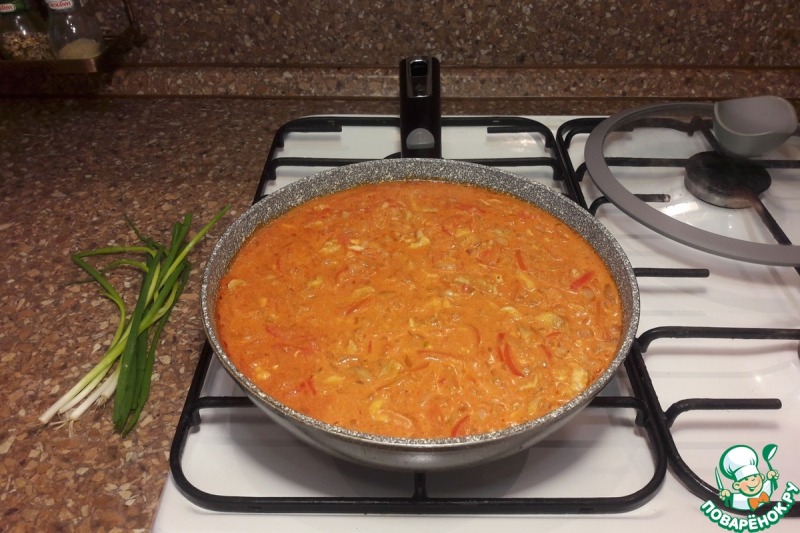 Паприкаш с курицей и рисом