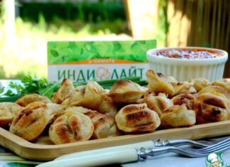Пельмени-гриль с индейкой