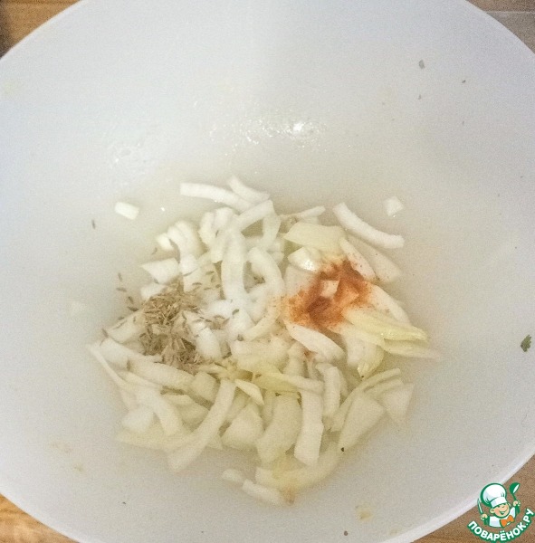 Салат с манго и хрустящим нутом