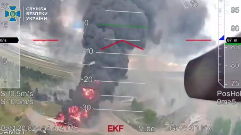СБУ показала новое видео спецоперации «Паутина»