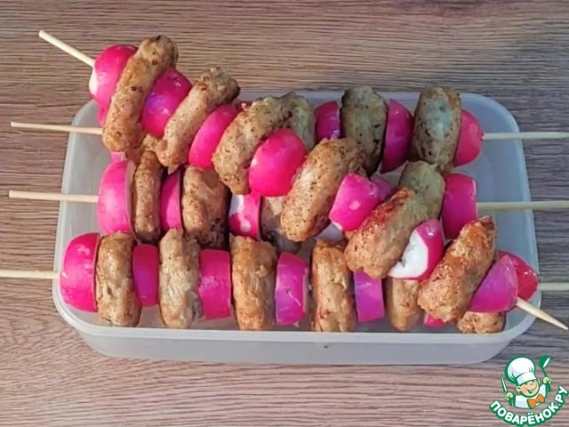 Шашлык из индейки в азиатском стиле