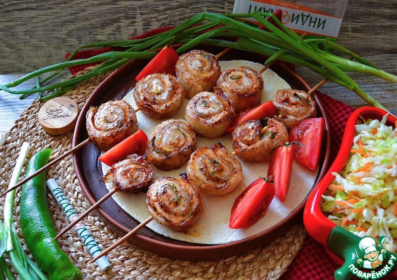 Шашлык-рулет