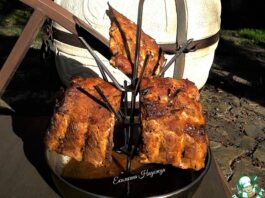 Свиные ребра в яблочном соке