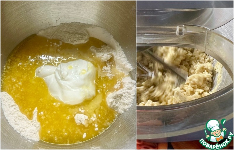 Тарт с клубникой и сметанной заливкой